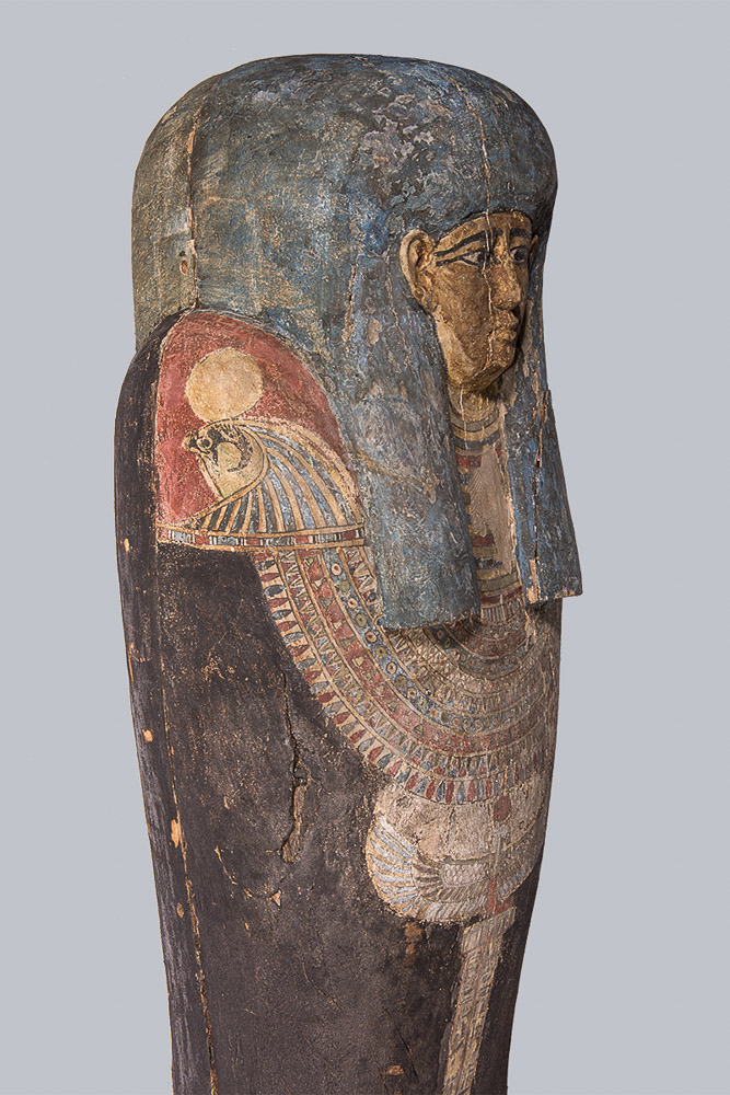 Sarg der Scherit-Min © Museum Aargau Schloss Lenzburg. Foto: Swiss Coffin Project