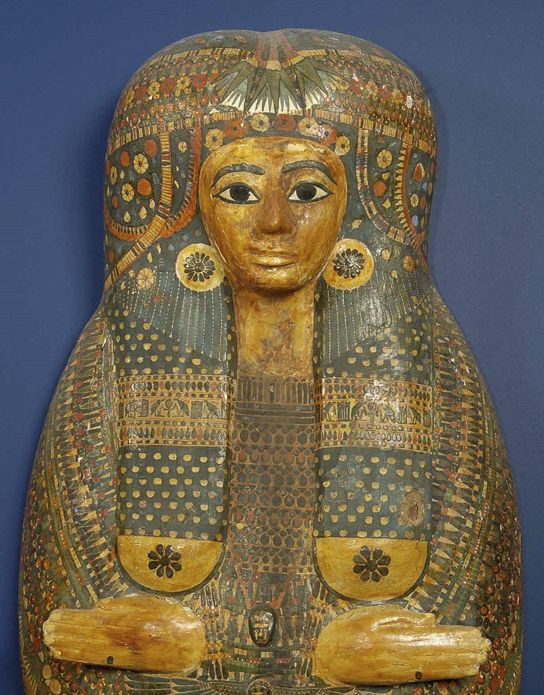 Sarg einer anonymen Frau © Bernisches Historisches Museum, Bern. Foto: Swiss Coffin Project