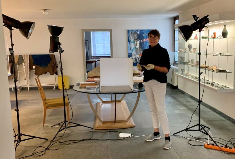 Fotosession im Bally-Schuhmuseum